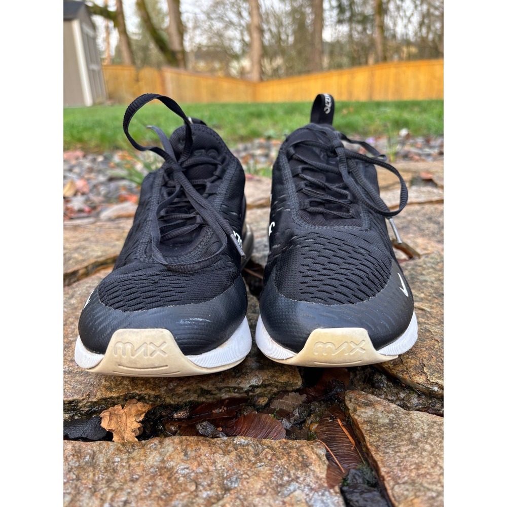 Nike Air Max 270 Men's Black White Athletic Sneakers Shoes AH8050-002 Size 9.5 - Picture 5 of 10